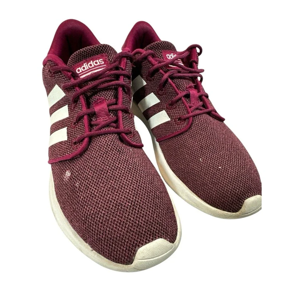 Adidas Cloudfoam Women's Shoes  Sz 8 QT Racer Running Burgundy